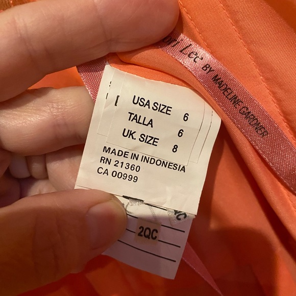 A-line/Princess V Neck Sleeveless Knee-Length Chiffon Dress With Lace size 6 - Picture 6 of 7